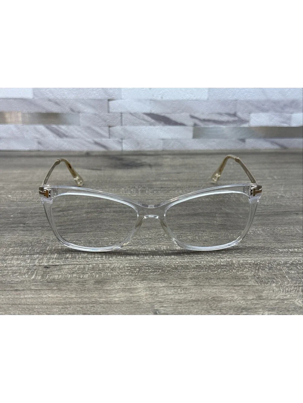 Tom Ford FT5353 026 Eyeglasses Frame Women's Crystal Full Rim Cat Eye 54[]15-140